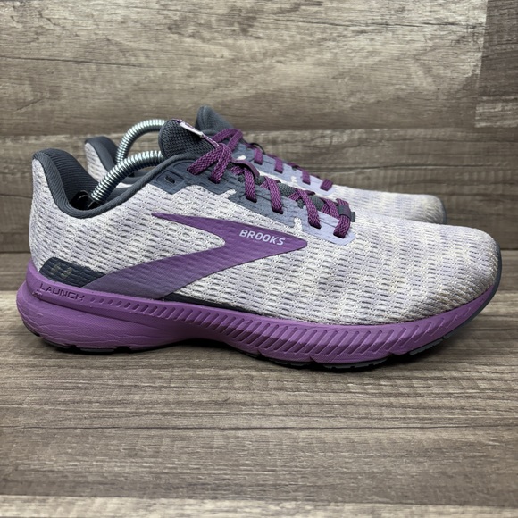 Brooks Shoes - Brooks Launch 8 Purple Womens US Size 8 EUR 39 1203451B594 Running Shoes